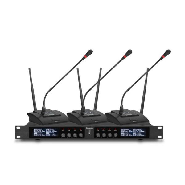 Rondson sistema audio UHF BE-20CONF con 8 microfoni wireless