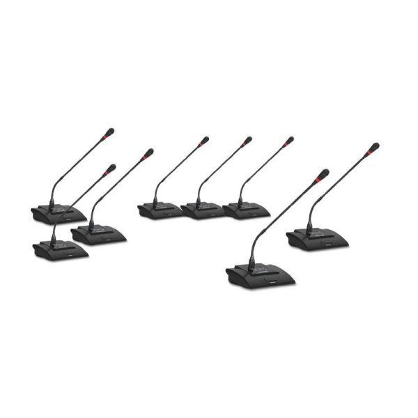Rondson sistema audio UHF BE-20CONF con 8 microfoni 