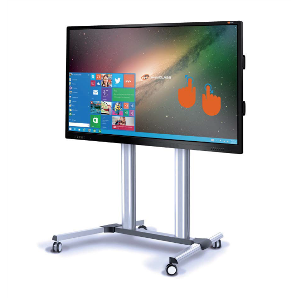 Supporto mobile di alluminio per schermi MultiClass 55/65/75