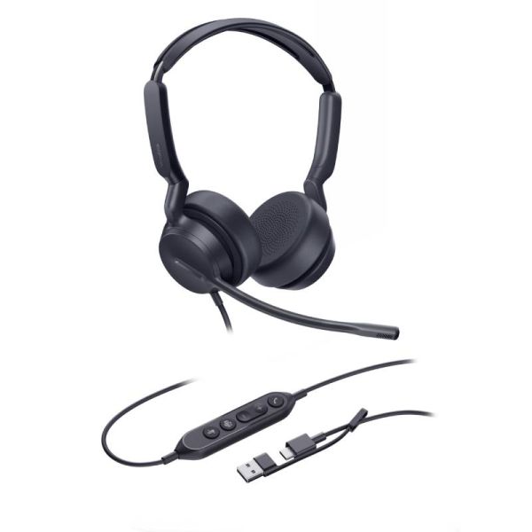 Cuffie Yealink UH42 MS Duo con doppia connessione USB-C/A