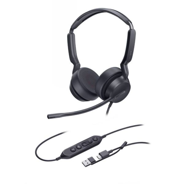 Cuffie Yealink UH42 MS Duo con doppia connessione USB-C/A