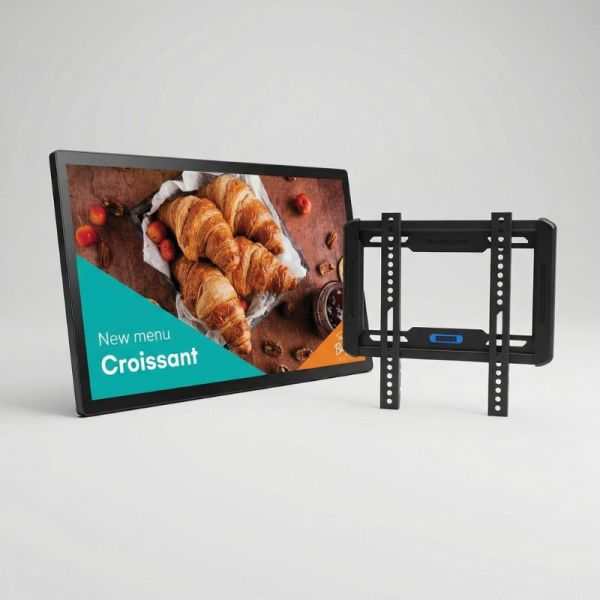 Pacchetto Samsung QB24C-T + Supporto da parete Neomounts WL30-550BL12