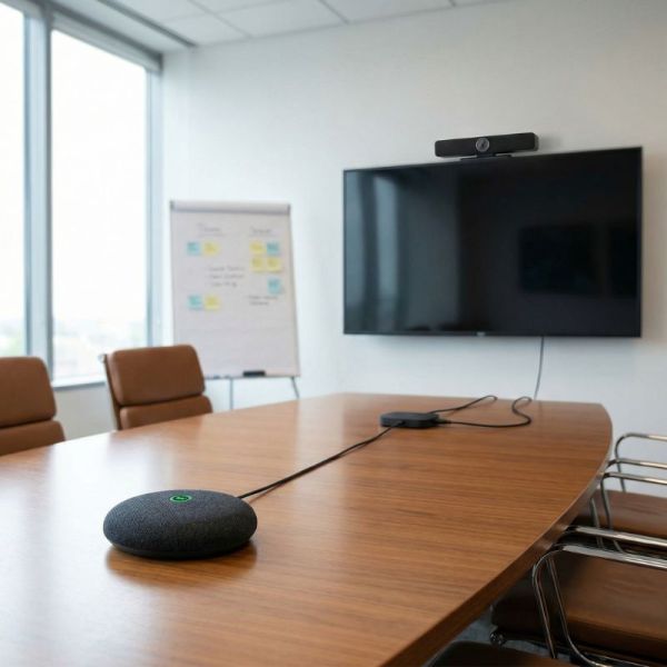 Pack Cleyver Room Bar para salas medianas 4K Zoom 10x + Micrófono de Extensión con Cable