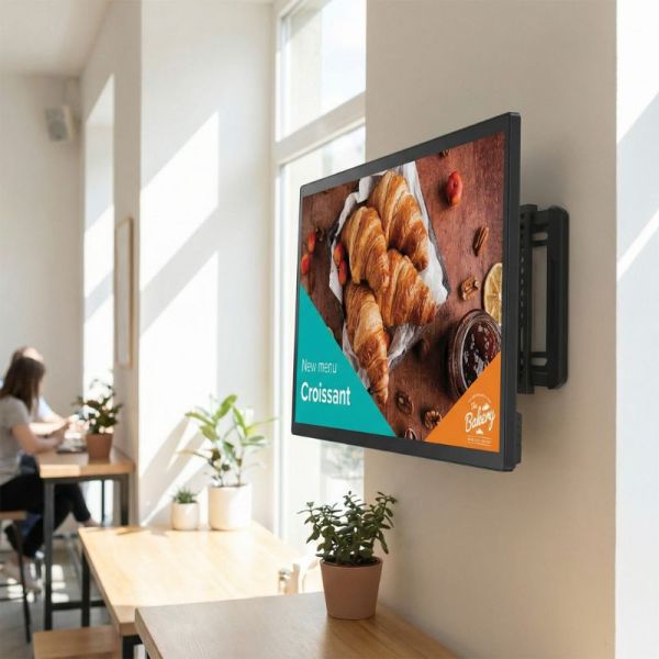 Pacchetto Samsung QB24C-T + Supporto da parete Neomounts WL30-550BL12