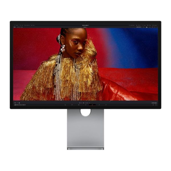 Apple Studio Display nano-texture angled view