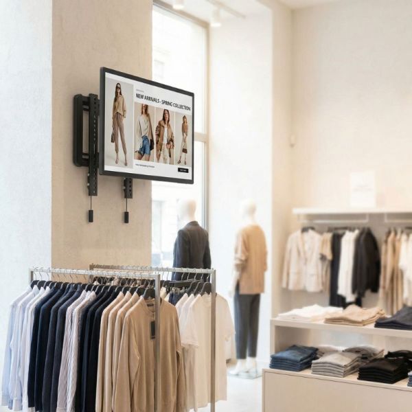 Pacchetto Samsung QB24C-T + Supporto da parete Neomounts WL30-550BL12