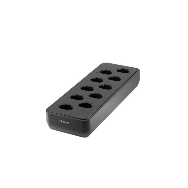 Albrecht TecTalk Biz 10-slot multicarger front view
