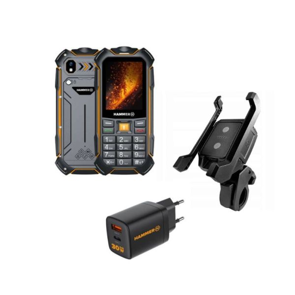 Hammer Boost LTE 2 + Supporto per telefono + RapidCharge