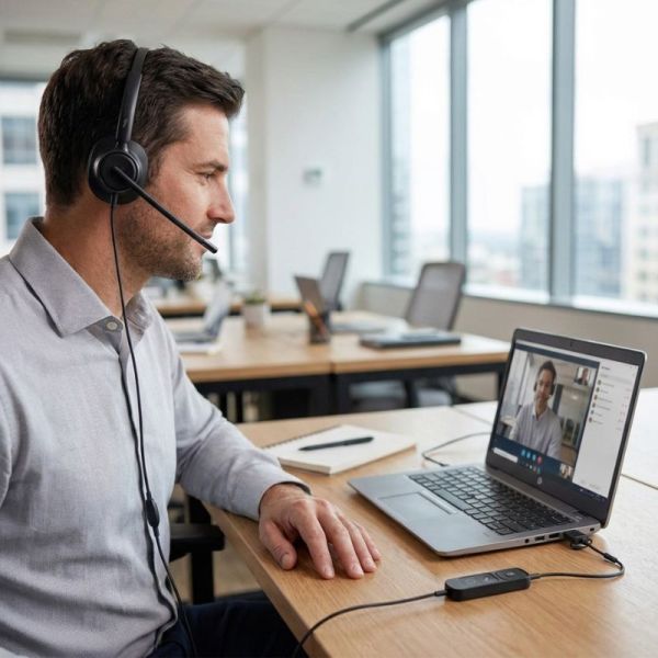 HP Poly Mission 415 mono call center headset