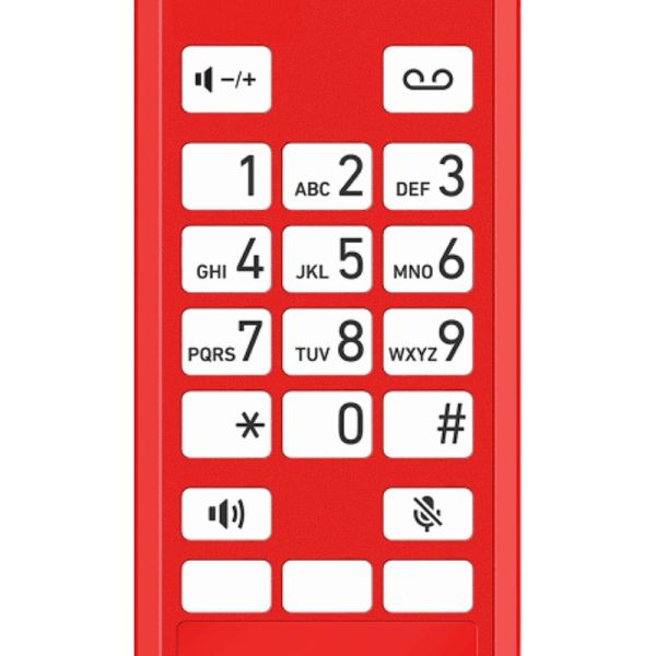 Snom E303 Emergency IP Phone PoE Wall Mount keypad detail