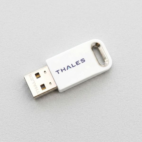 Thales eToken FIDO USB-A White Microsoft security key