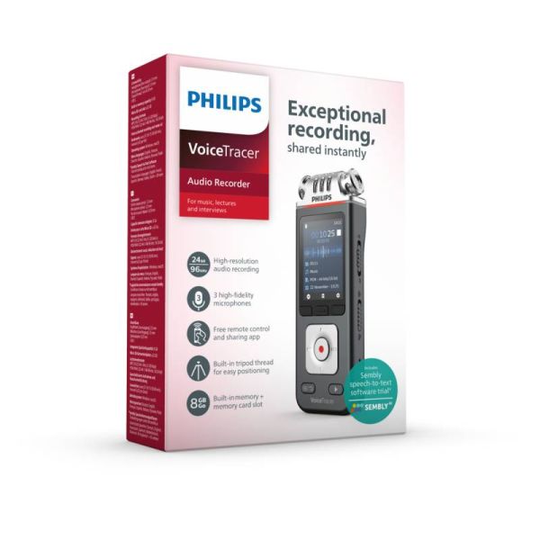 PHILIPS Voice Tracer DVT 6115 confezione
