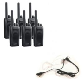 Confezione da 6 Kenwood TK-3501 + 6 auricolari PTT bodyguard