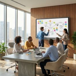 Multiclass Screen LED Touch 75″ Display Interattivo Amber