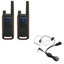 2 Motorola Talkabout T82 e 2 auricolari Bodyguard