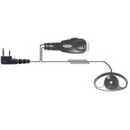 Auricolare Earloop con connessione Kenwood 2 pin