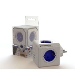 Multiconnettore PowerCube 4 connessioni 220v + 2 USB 