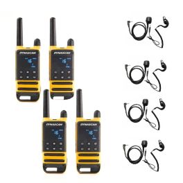 Pack quartetto Dynascan P19 + 4 auricolari ad archetto intercambiabili