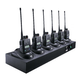 Caricabatterie Entel CSBHX da 6 posizioni per la serie HX400 e Hx