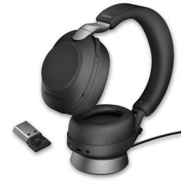  Cuffie Jabra Evolve2 85 MS stereo con supporto di ricarica