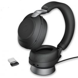 Jabra Evolve2 85 USB-C MS Dúo  con supporto di ricarica - Nero