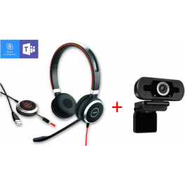 Jabra Evolve 40 MS Stereo + Webcam