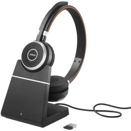 Jabra Evolve 65 UC Duo con base di ricarica