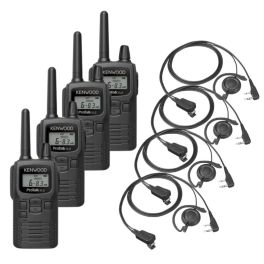 Pack 4x Kenwood PKT-300E + 4x Earloop Headset