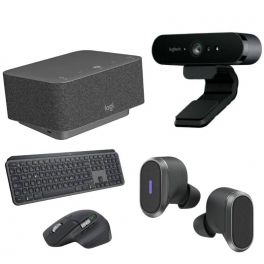 Pack Logitech Dock + Brio + Zone True Wireless + MX Keys + MX Master 3S
