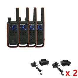 Motorola Pack Quartetto T82 + 4 basi di carica