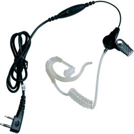 Kit auricolare trasparente PTT per Kenwood