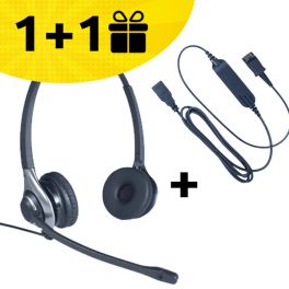 Acquistando un pack auricolare Cleyver HC45 cablato, il 2º pacchetto è gratuito
