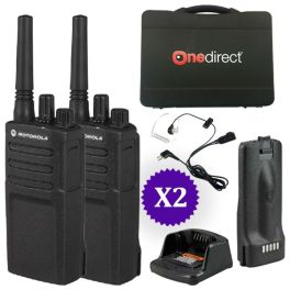 Pacchetto 2 Motorola XT420 + 2 Kit Bodyguard + 1 Valigetta