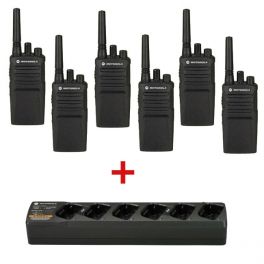 Pack de 6 Motorola XT420 + 1 caricatore x6