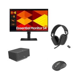 Pack Logitech M650 + Dock + Monitor + Cuffie Zone Vibe