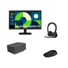 Pack Logitech B170 + Dock +  Monitor +  Cuffie Zone 305