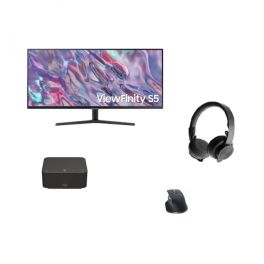 Pack Logitech MX Master 3S + Dock + Monitor + Cuffie Zone Wireless