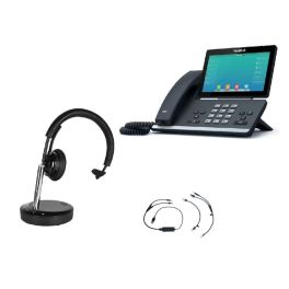 Pack Yealink T57W + sollevatore elettronico + Cleyver DECT2 USB Mono
