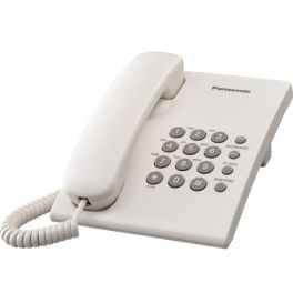 Telefono fisso Panasonic KX TS 500 Bianco