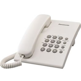 Telefono fisso Panasonic KX TS 500 Bianco