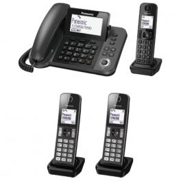 Telefono fisso Panasonic KX-TGF310 + 2 Panasonic KX-TGFA30