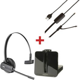 Plantronics CS540 + Sollevatore elettronico per Polycom SoundPoint IP