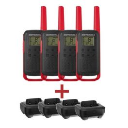 Pack Quartetto Motorola T62 + 4 basi di carica