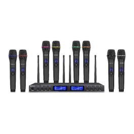 Rondson Ricevitore UHF BE-180 con 8 microfoni a mano