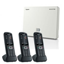 Gigaset N510 IP Pro + 3 Gigaset R700H Pro Handsets