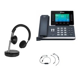 Pack Yealink T54W + cavetto di chiamata + Cleyver DECT2 USB Duo