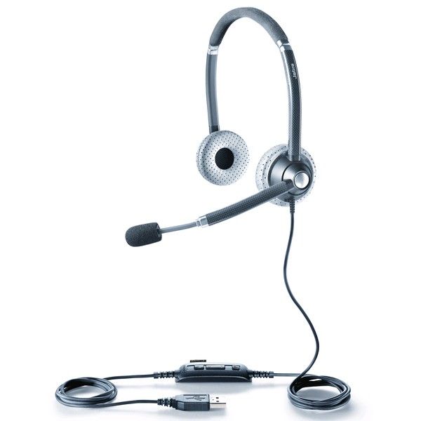 UC Voice 750 Duo Dark Lync Jabra - Cuffie PC