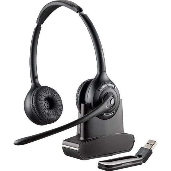 Cuffie wireless Plantronics Voyager Focus UC / con microfono / Bluetooth /  USB / nere