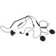 Auricolare con microfono per casco chiuso compatibile con Motorola 2 pin