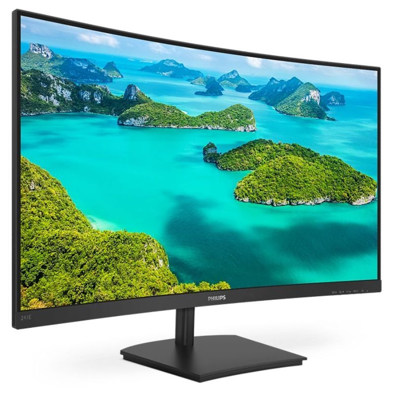 Monitor Philips 241E1SCA FHD curvo da 24 pollici